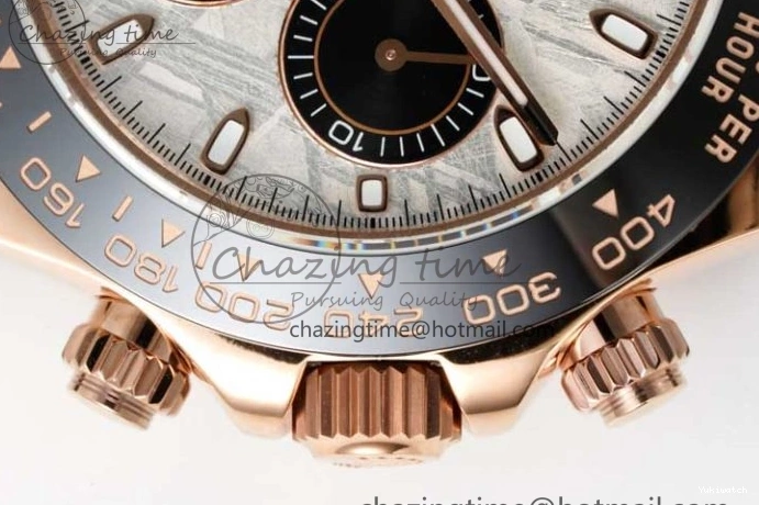Dial QF Oysterflex Meteorite Strap SA4130 on Best 1:1 Edition Rubber 116515 Daytona 0718